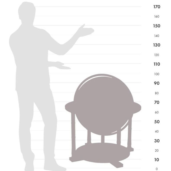 Zoffoli living Glob, golvmodell Aries 60cm