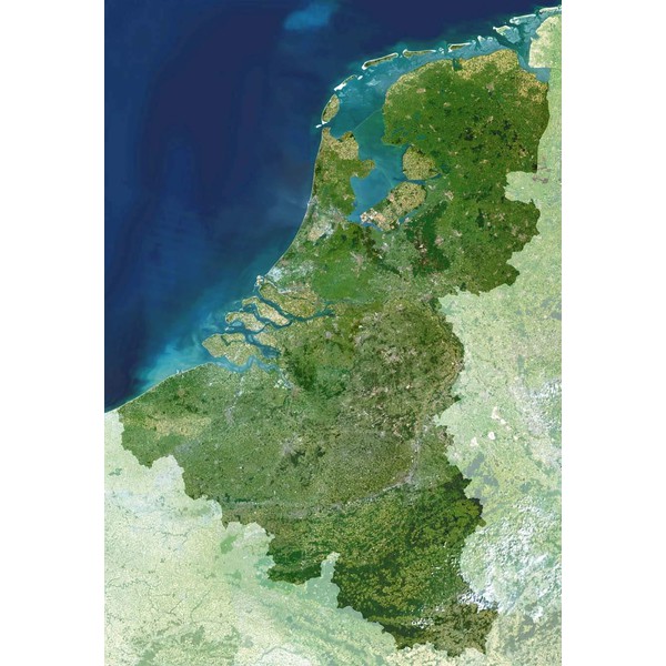 Planet Observer Regionkarta Benelux