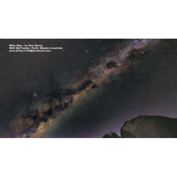 iOptron Montering SkyTracker spårningsenhet för astrofotografering vit