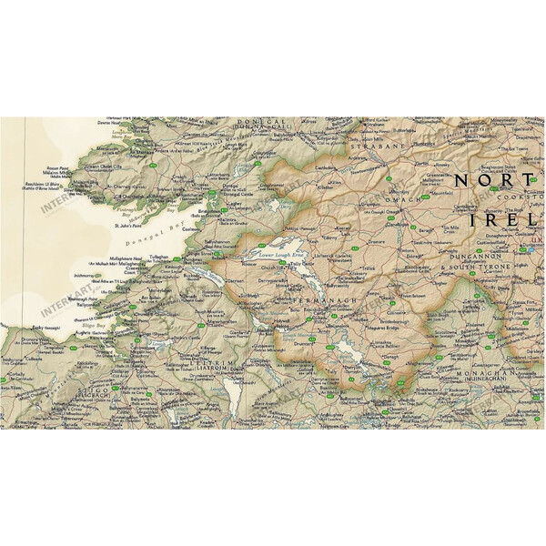 National Geographic Karta Irland (76 x 91 cm)