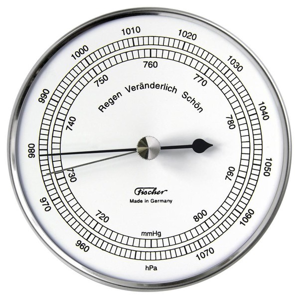 Eschenbach Väderstation Aneroidbarometer i rostfritt stål 528201