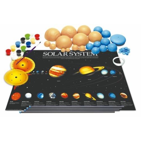 HCM Kinzel Byggsats Solsystem Mobile pyssel set 3D - självlysande