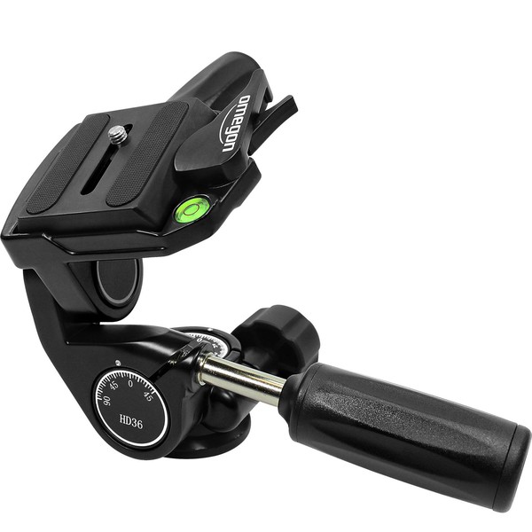 Omegon 3-vägstilt Pro Stativ-panoramahuvud PD36