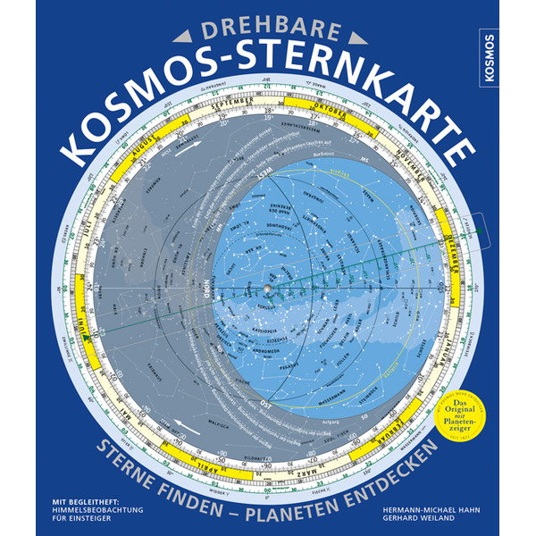 Kosmos Verlag Stjärnkarta Karta över roterande stjärnor