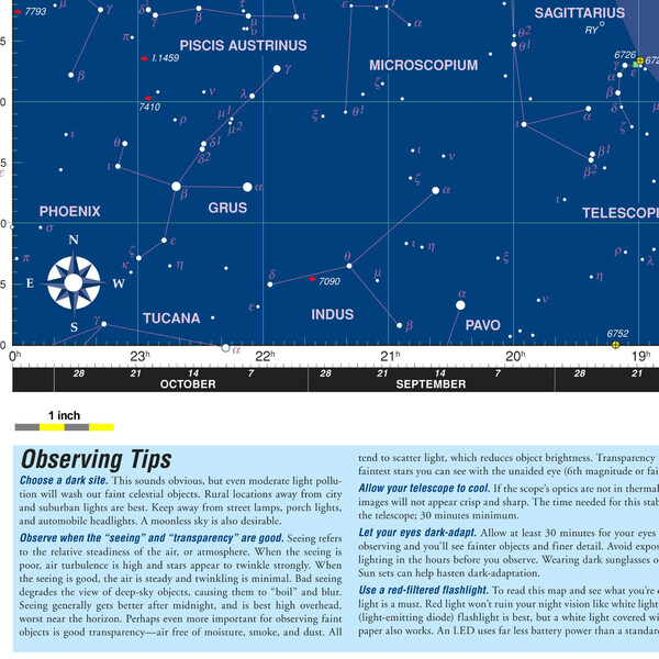 Orion Poster Deep Map 600, vikbar karta