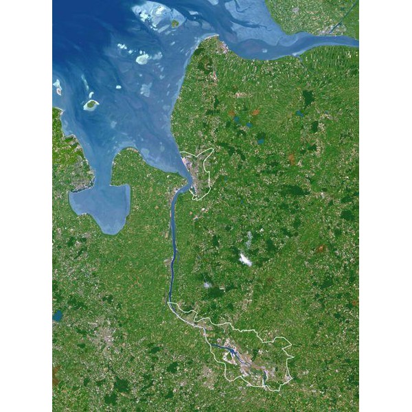Planet Observer Regionkarta Bremen