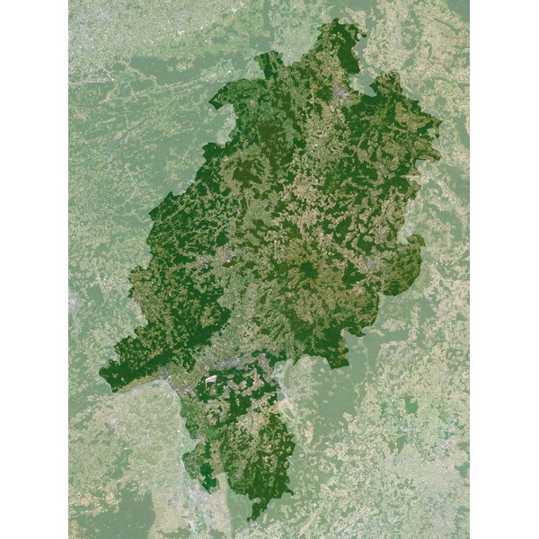 Planet Observer Regionkarta Hessen