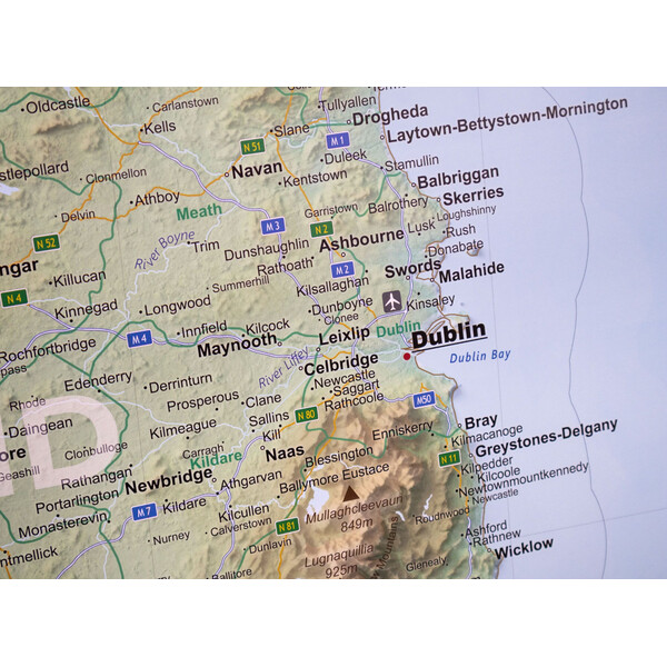 GeoMetro Karta Irland (90 x 90 cm)