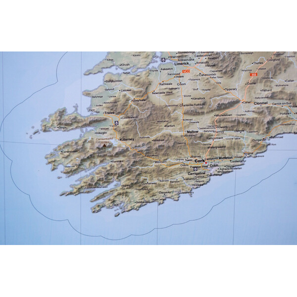 GeoMetro Karta United Kingdom (100 x 140 cm)
