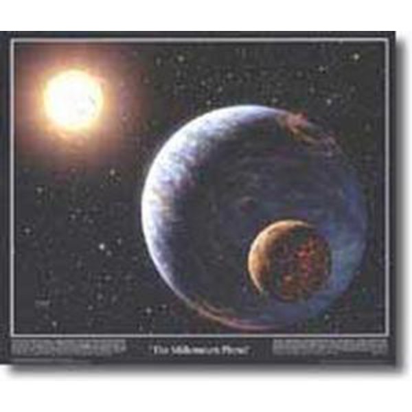 Poster The Millenium Planet - HANDSIGNERAD