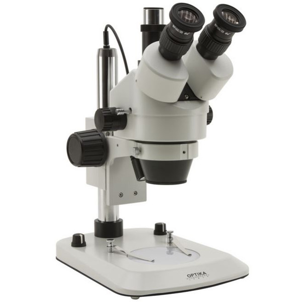 Optika Zoom-stereomikroskop SZM-LED2, trinokulär, 7x-45x