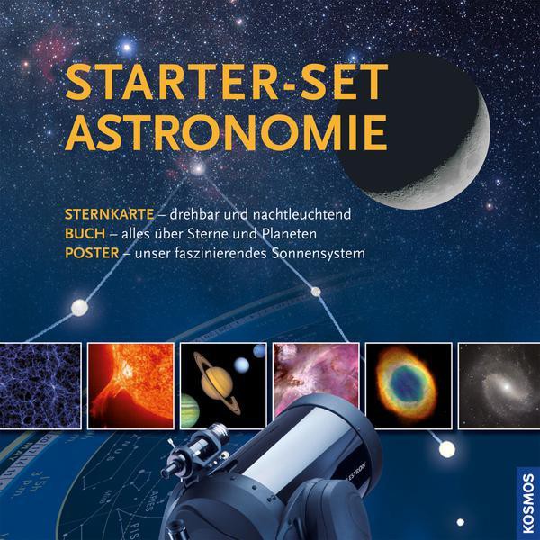 Kosmos Verlag Stjärnkarta Starter-Set Astronomie