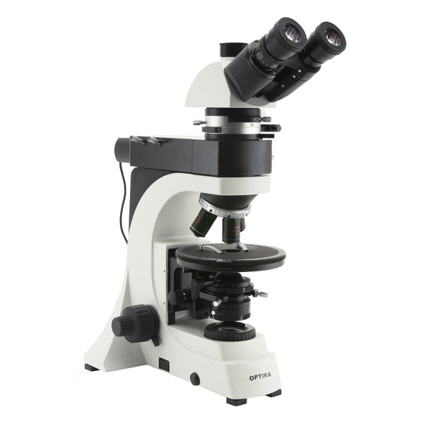 Optika mikroskop B-500POL-I, trinokulärt, Polarisering, ERGO-huvud, X-LED