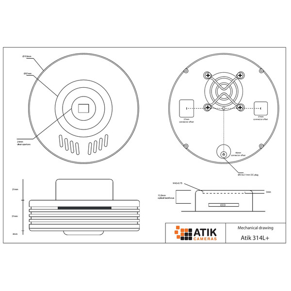 Atik Kamera 314L+ Color