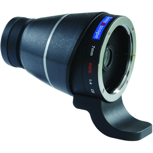 Lens2scope Lins2scope 7mm Wide, för Canon EOS, svart, rak vy