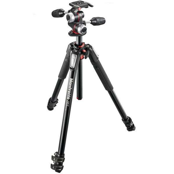 Manfrotto Aluminium-trebensstativ MK055XPRO3-3W med 3-vägstilt styrhuvud
