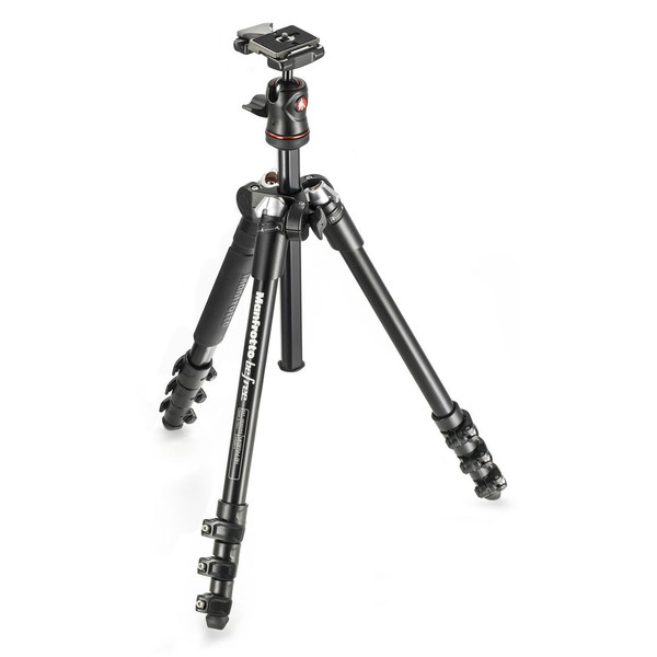 Manfrotto Aluminium-trebensstativ MKBFRA4-BH Befree med Kulhuvud