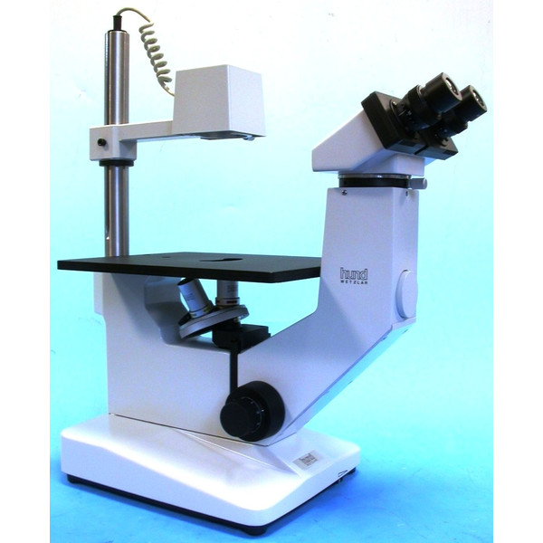 Hund Invert mikroskop Wilovert Standard HF 40, bino, 100x-400x