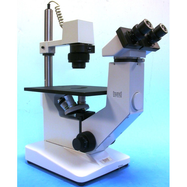 Hund Invert mikroskop Wilovert Standard PH40, bino, 100x - 400x