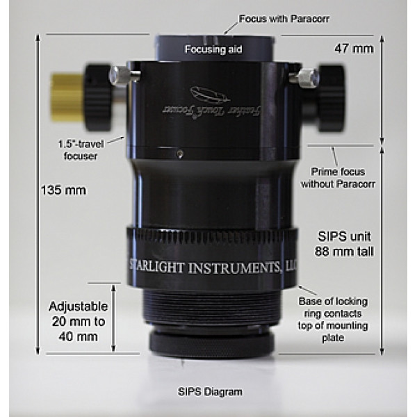 Starlight Instruments Fokuserare SIPS Paracorr-system Komakorrektor