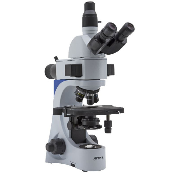 Optika -mikroskop B-383LD1-fluorescens, trinokulär, B-filter