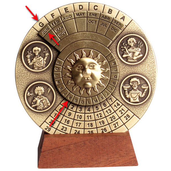 Hemisferium Evig kalender