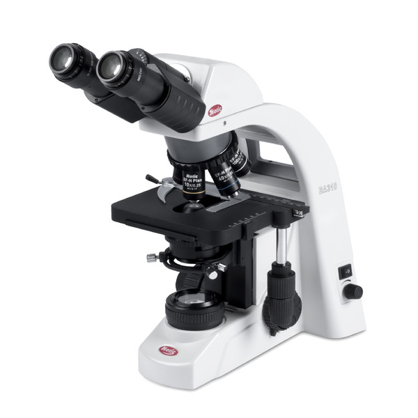 Motic Mikroskop BA310E, bino, oändlighet, EC-plan, achro, 40x - 400x, Hal