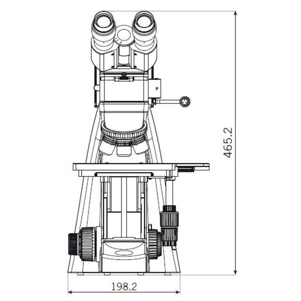 Motic Mikroskop BA310 MET-T, trinokulär, (3 "x2")