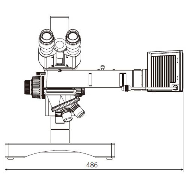 Motic Mikroskop BA310 MET-H, treglasögat