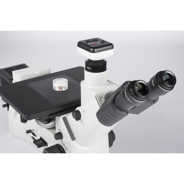 Motic Invert mikroskop AE2000 MET, trino, 50x-500x, LM, Darkfield, 100W