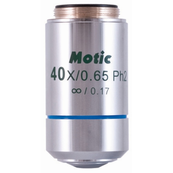 Motic CCIS Plant, akromatiskt. Fasobjektiv negativ EC-H PLPH 40x/0,65 (fjäder) (AA=0,5mm)