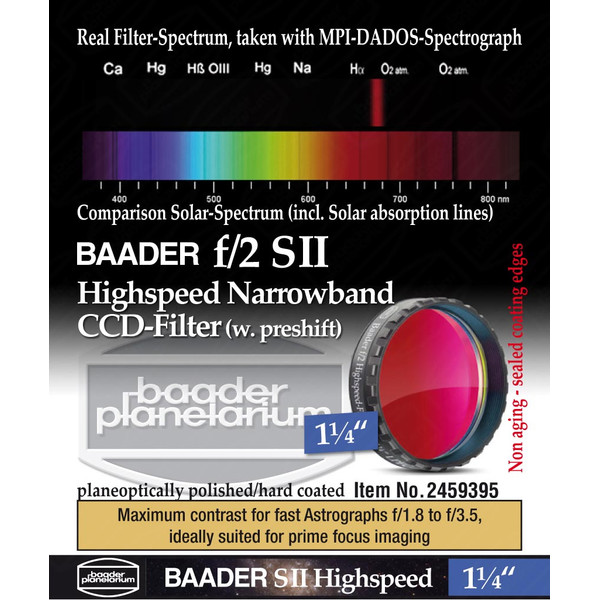 Baader Filter SII Höghastighets f/2 1,25"