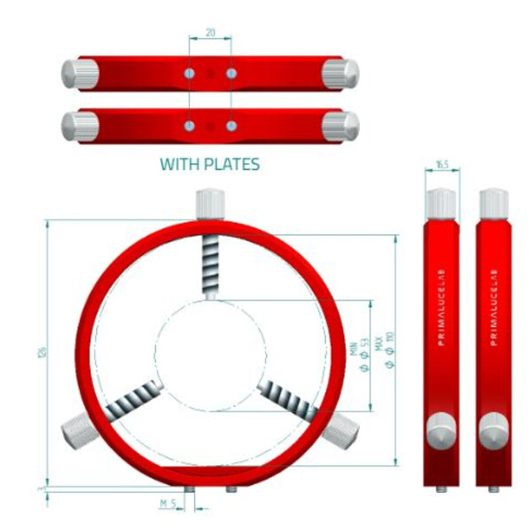 PrimaLuceLab Tubringar PLUS 115 mm