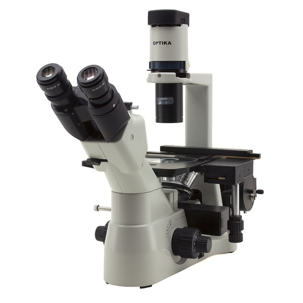 Optika XDS-3FL4, trinokulär, inverterad, fluorescens med 4 Filterhållare