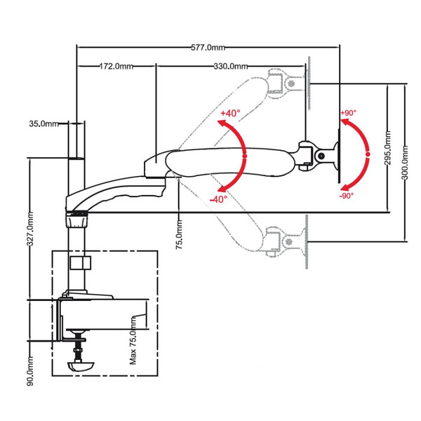 Optika Ledarmstativ  Stativ SZ-STL5 för modulär serie