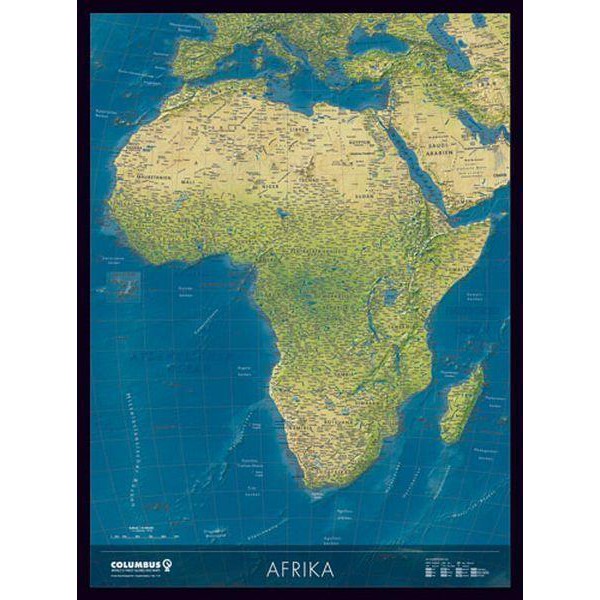 Columbus Kontinentkarta Afrika