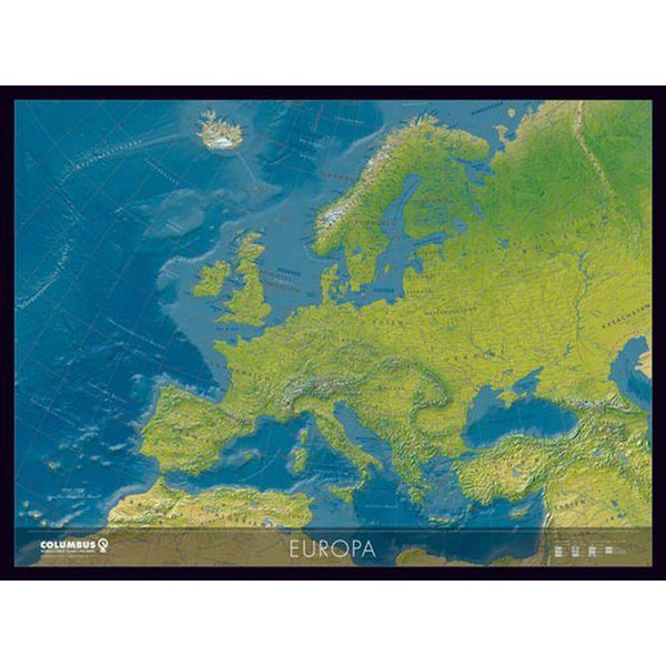 Columbus Kontinentkarta Europa
