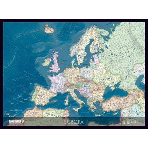 Columbus Kontinentkarta Europa