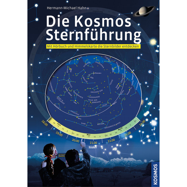 Kosmos Verlag Kosmos stjärnguide, stjärnkarta med ljud-CD