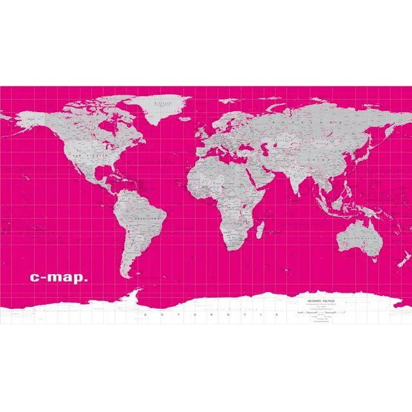 Columbus C-Map världskarta ''magenta''