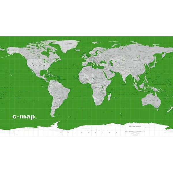 Columbus C-Map Världskarta "grön