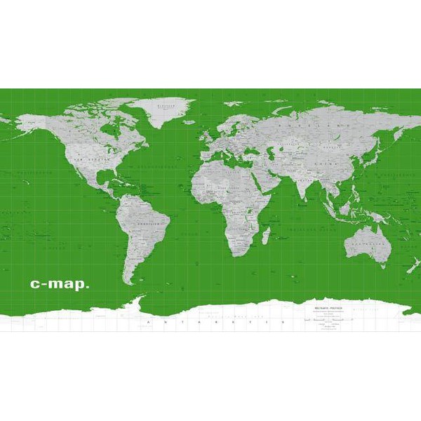 Columbus C-Map världskarta ''grön''
