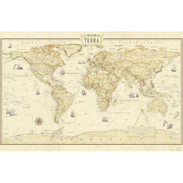 Terra by Columbus Renässans världskarta