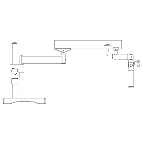 Motic Ledarmstativ  Flexarm stativ (med basplatta), pelare Ø 32mm