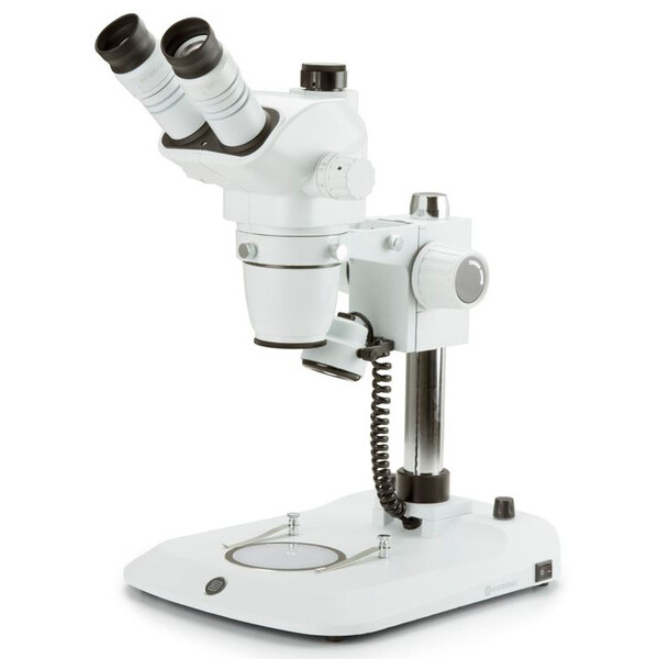 Euromex Zoom-stereomikroskop NexiusZoom ESD, NZ.1903-P-ESD; pelarstativ, 6.7x-45x, trino