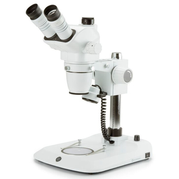 Euromex Zoom-stereomikroskop NexiusZoom ESD, NZ.1903-P-ESD; Pelarstativ, 6,7x-45x, trino