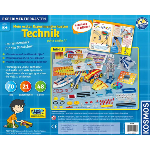 Kosmos Verlag Mitt första experimentkit - Teknik på ett enkelt sätt