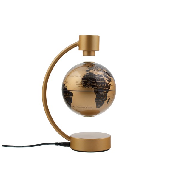 Stellanova Flytande jordglob guld metallic-guld 10cm