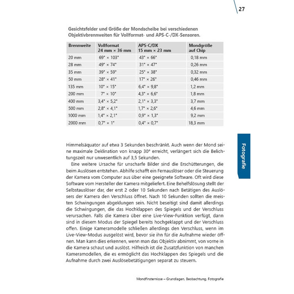 Astronomie-Verlag Månförmörkelser - grunder, observation, fotografering