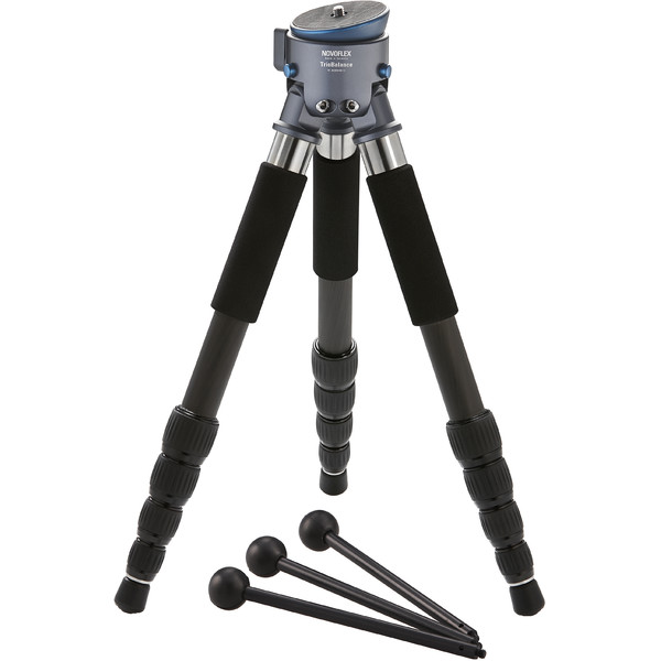 Novoflex Kolfiber-trebensstativ TrioBalance C2253 stativset med kolfiberben Traveller